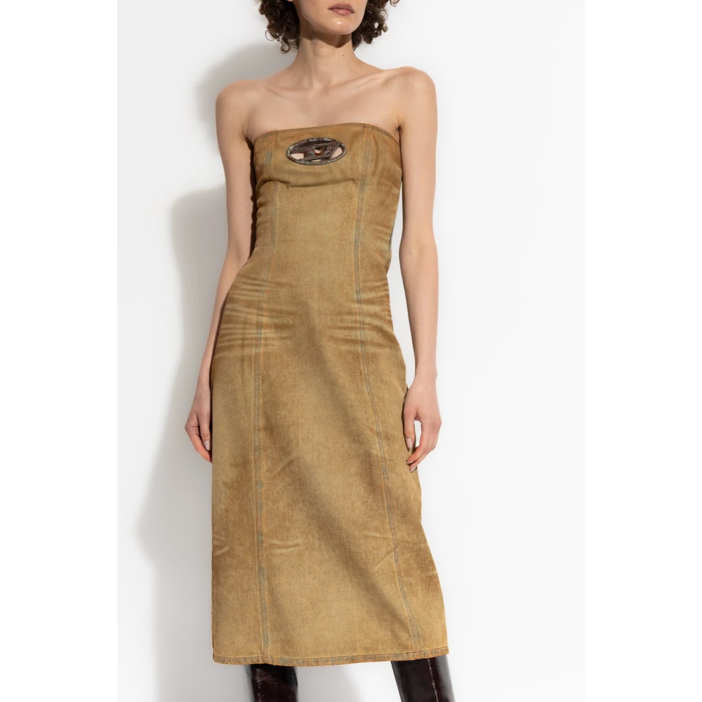 Diesel Jurk De-Vildress-Fsf A15899 Brown Dames