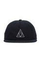 triple-triangle-snapback-pet-zwart
