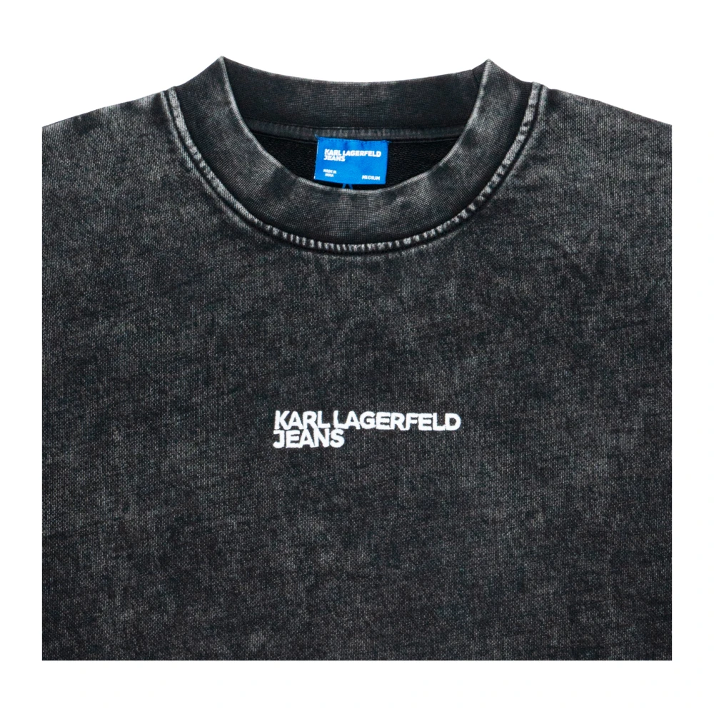 Karl Lagerfeld Katoenen gebreide kleding en sweatshirts Black Heren