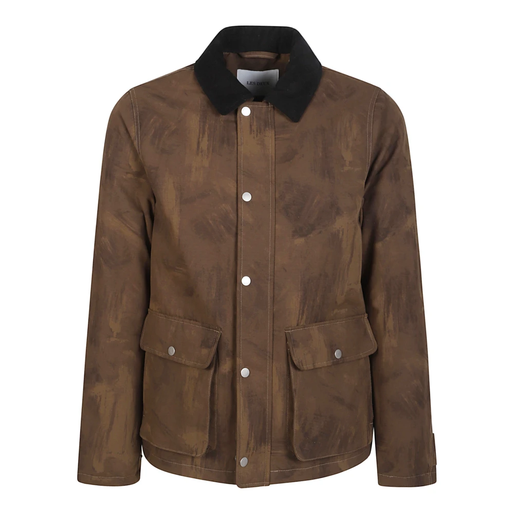 Les Deux Men's Brown Light Jackets, S, Light Jackets