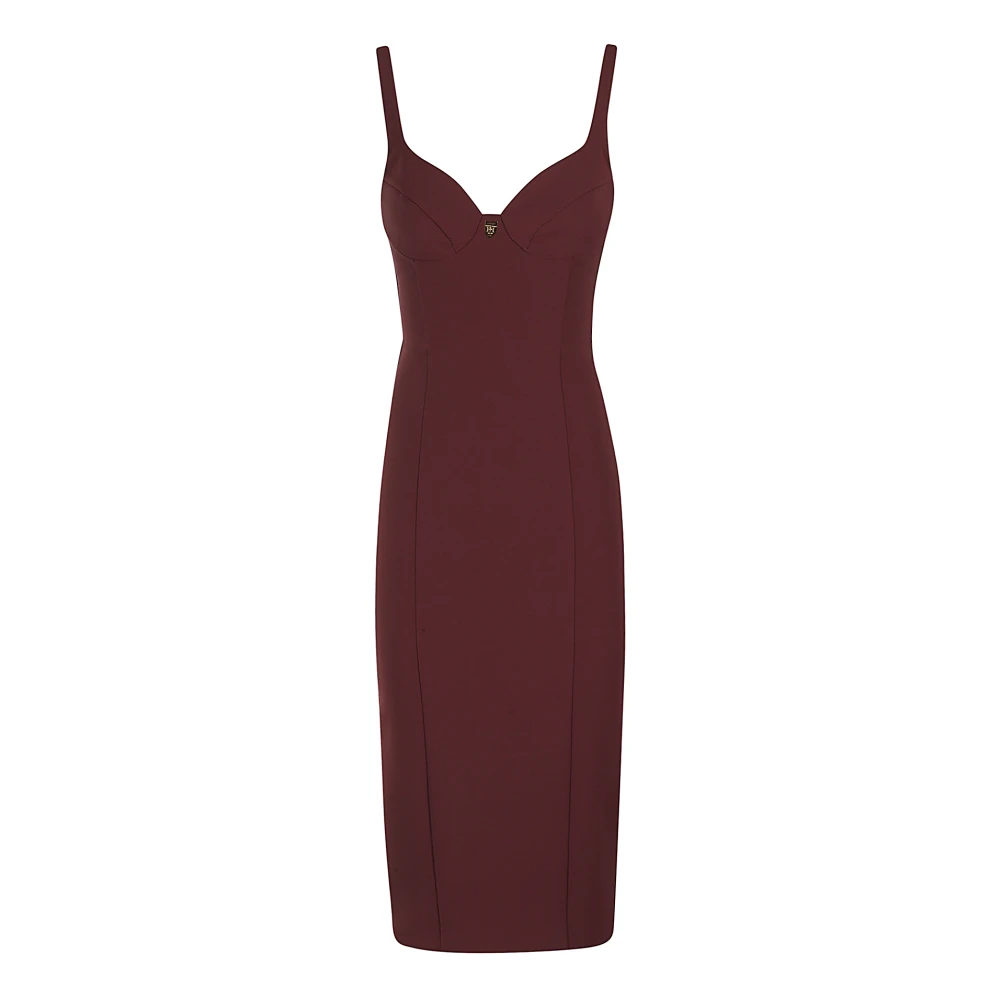 Elisabetta Franchi Elegante Jurk voor Speciale Gelegenheden Red Dames