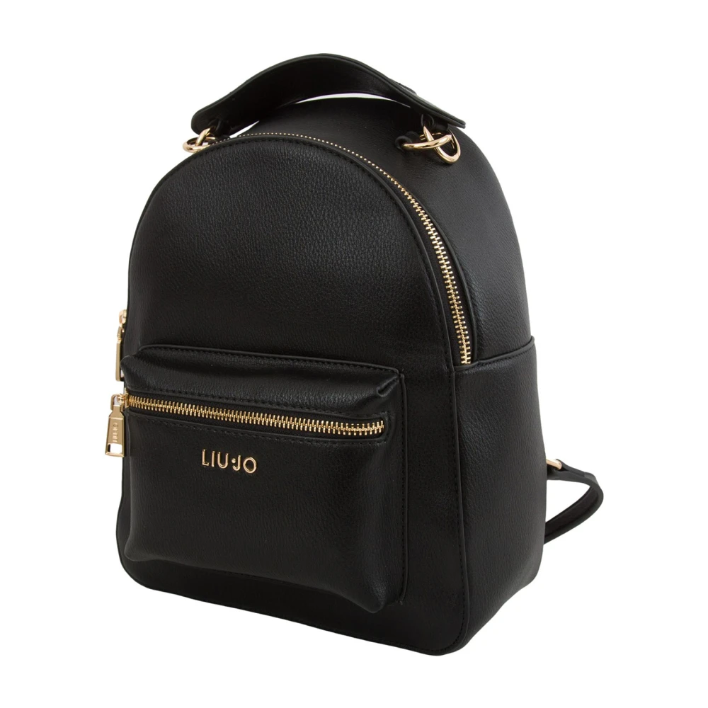 Liu Jo Stijlvolle Zwarte Rugzak Tas Black Dames