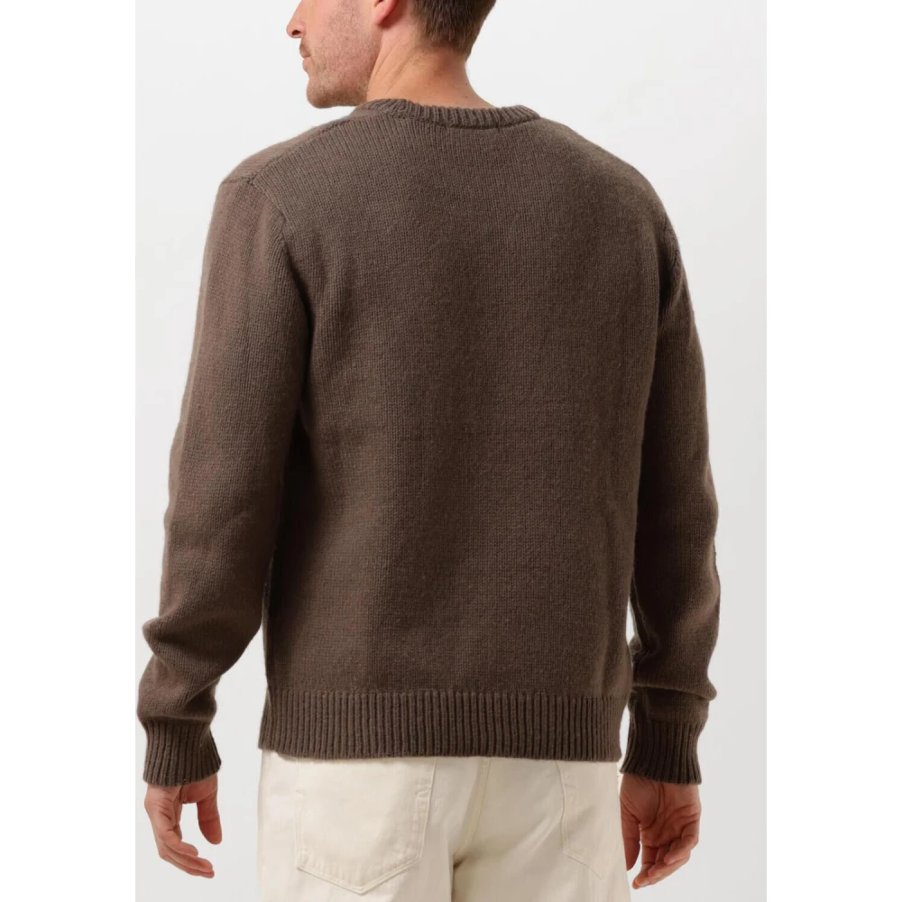 Selected Homme Relaxed Crew Neck Gebreide Trui Gray Heren