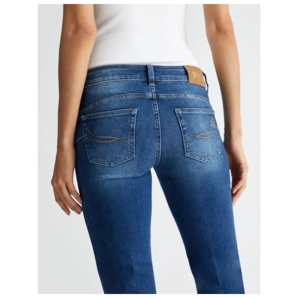 Liu Jo Flared jeans in katoenmix Blue Dames