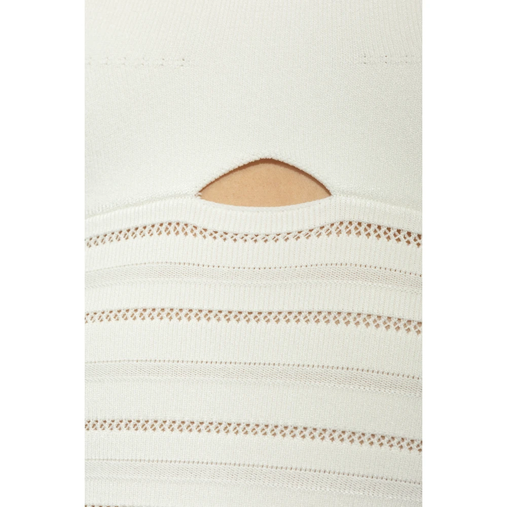 Victoria Beckham Jurk met bandjes White Dames