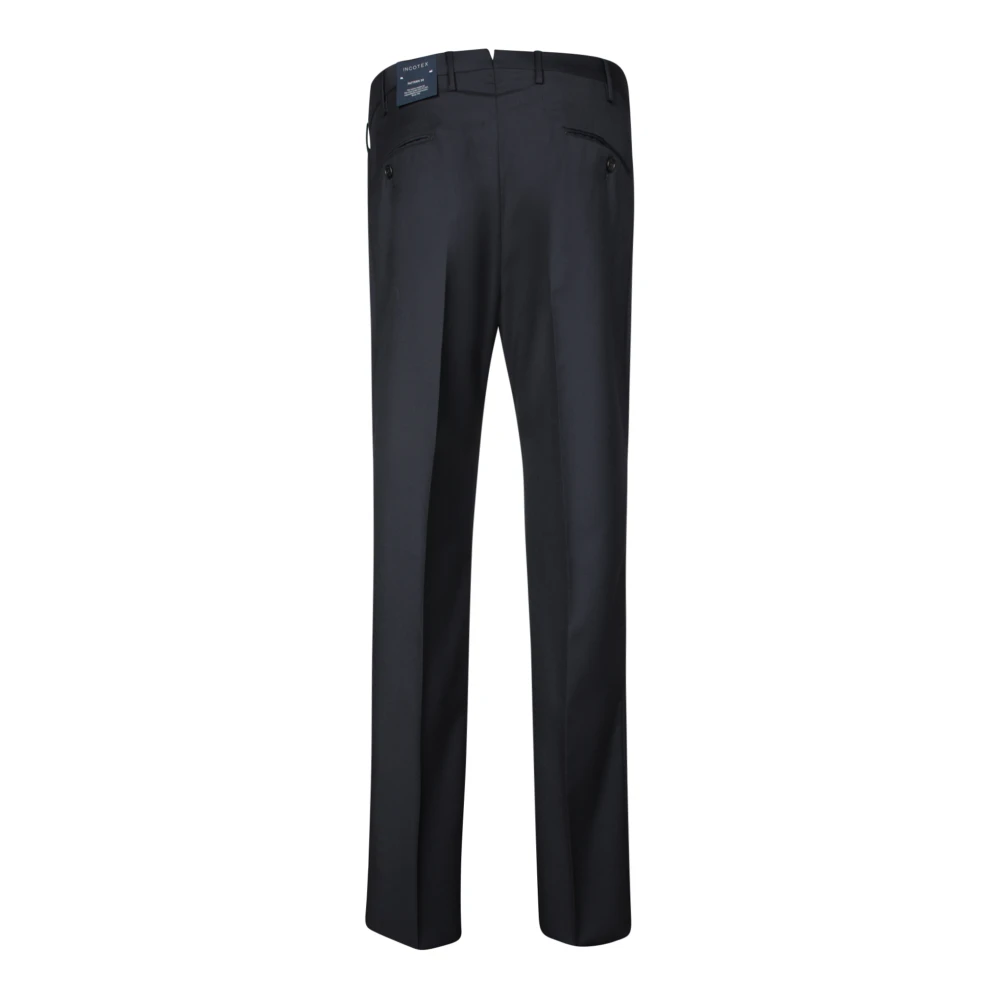 Incotex Slim Fit Blauwe Broek met Verstelbare Tailleband Blue Heren