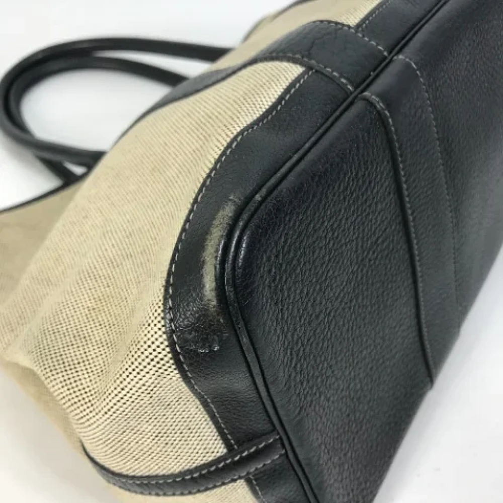 Hermès Vintage Pre-owned Fabric handbags Gray Dames