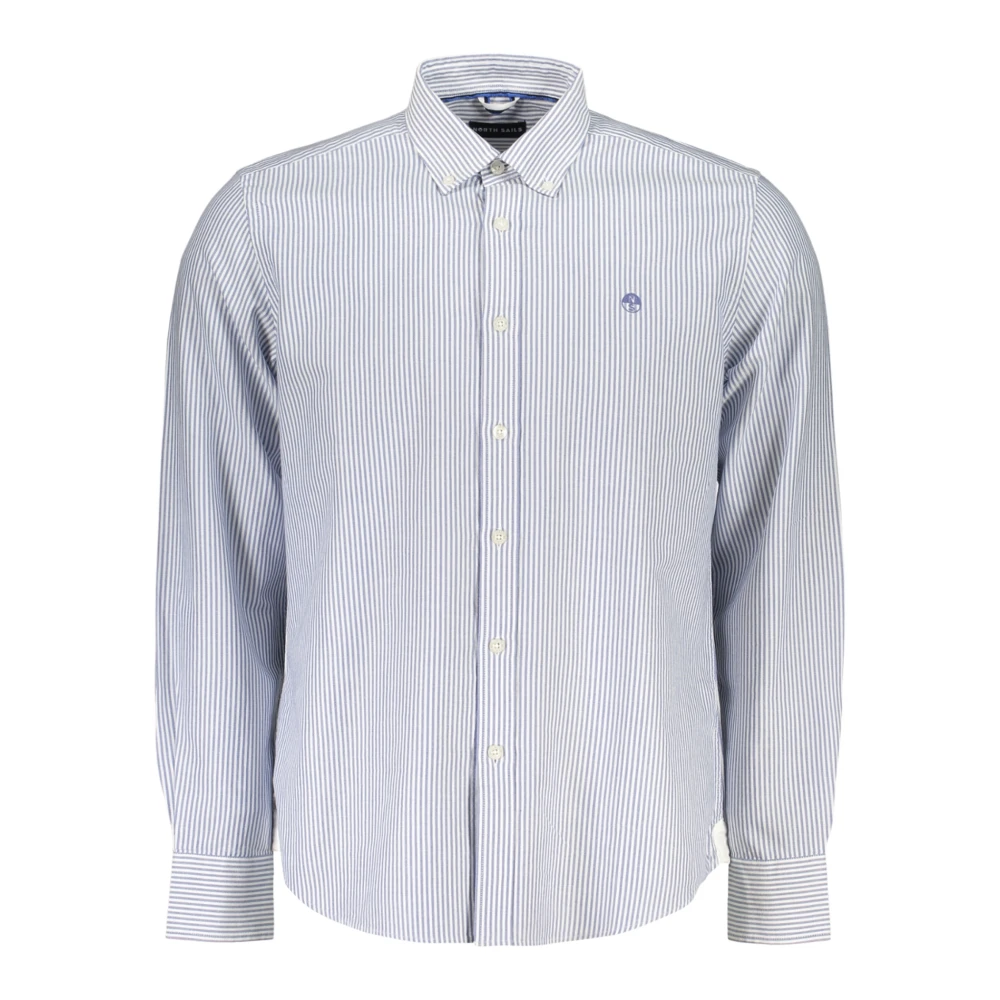 North Sails , Casual Shirts, Male, Blue, Xl, Bd Long Sleeve Shirt