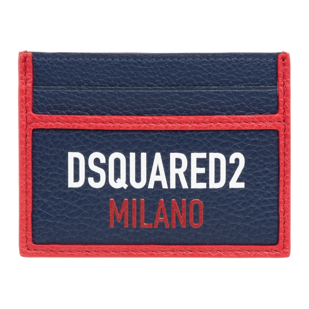 Dsquared2 Men's Blue Multicolour Credit Card Holder