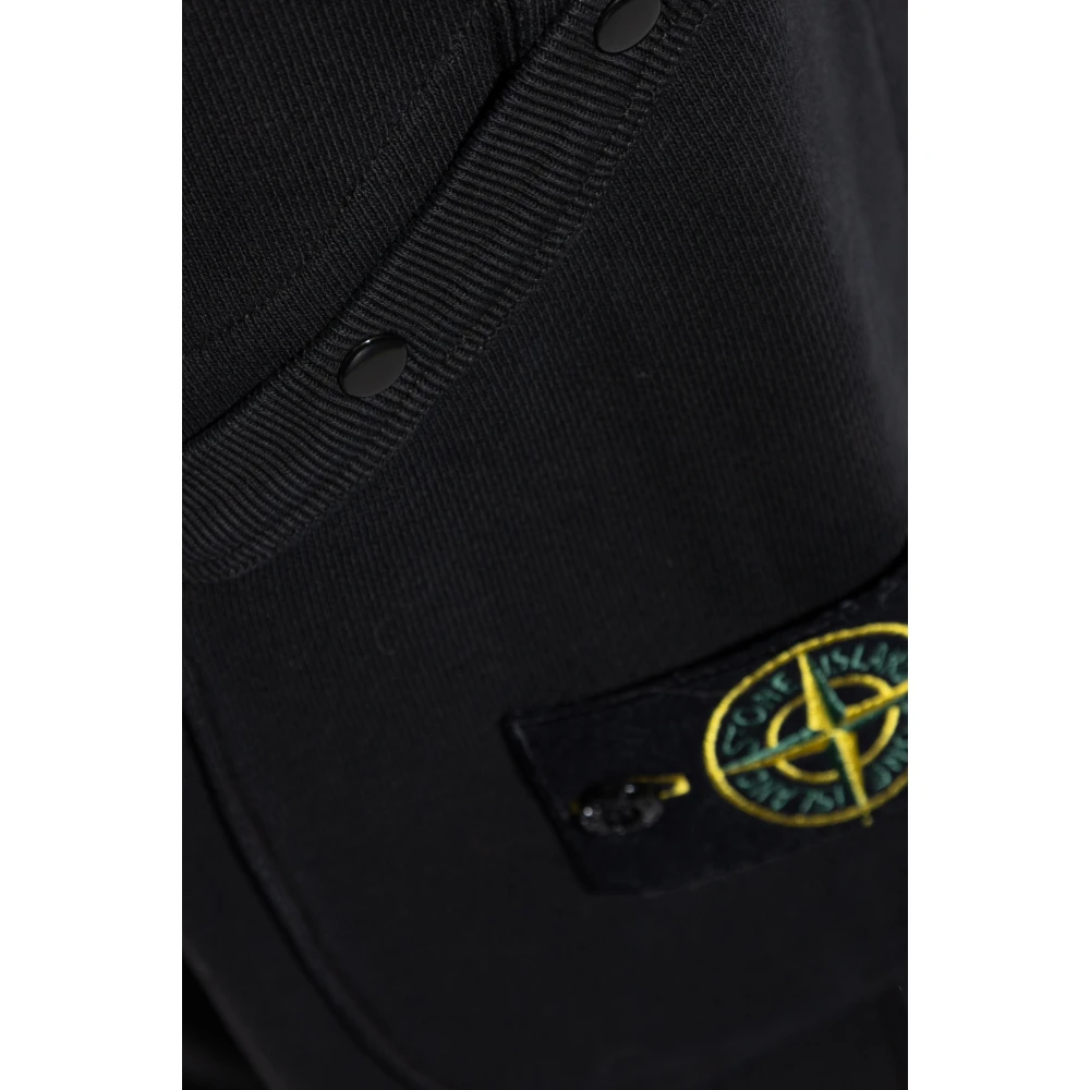 Stone Island Katoenen broek Black Heren