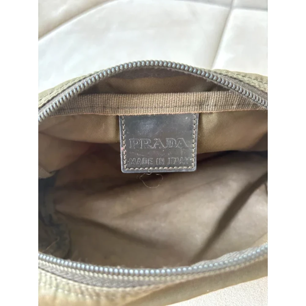 Prada Vintage Pre-owned Fabric prada-bags Brown Dames