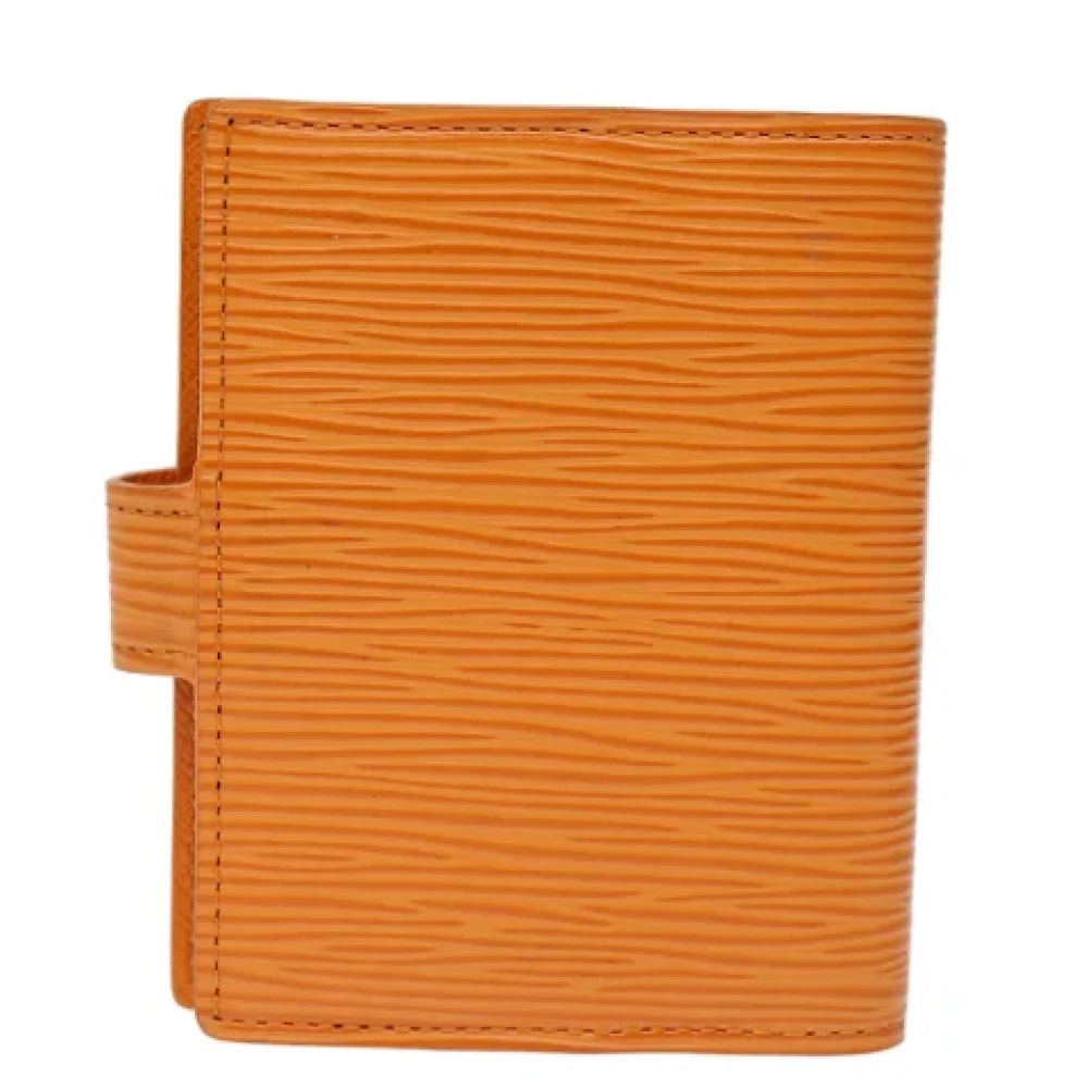 Louis Vuitton Vintage Pre-owned Leather home-office Orange Dames