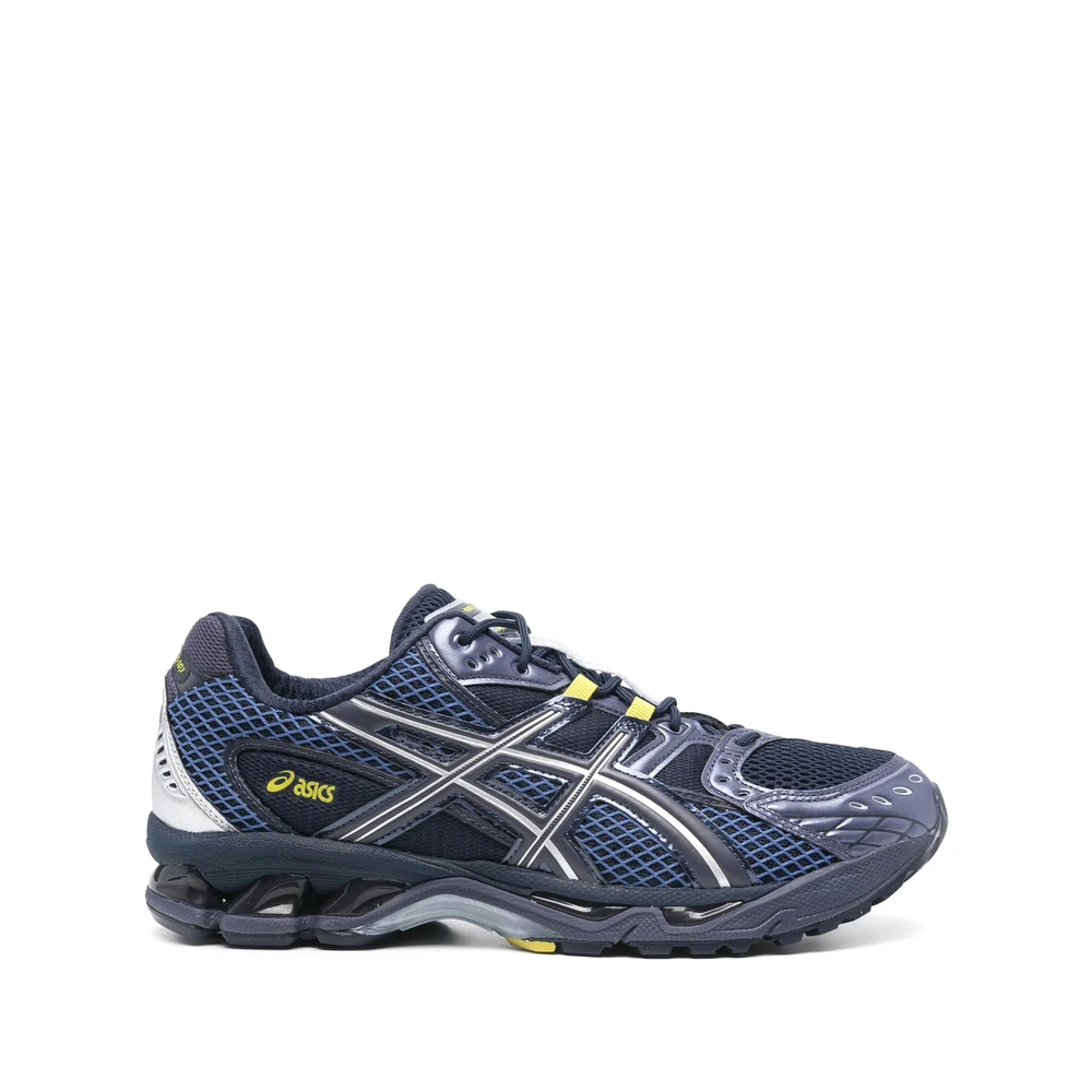 Asics Blue Violet Lace-Up Trainers With Gel™ Technology - Male - Sneakers - 8 1/2 Uk - Shoes