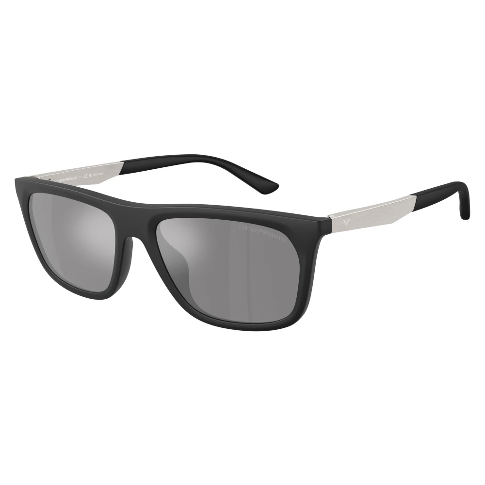 Emporio Armani Men's Black Sunglasses, 57 Mm, Pillow Sunglasses