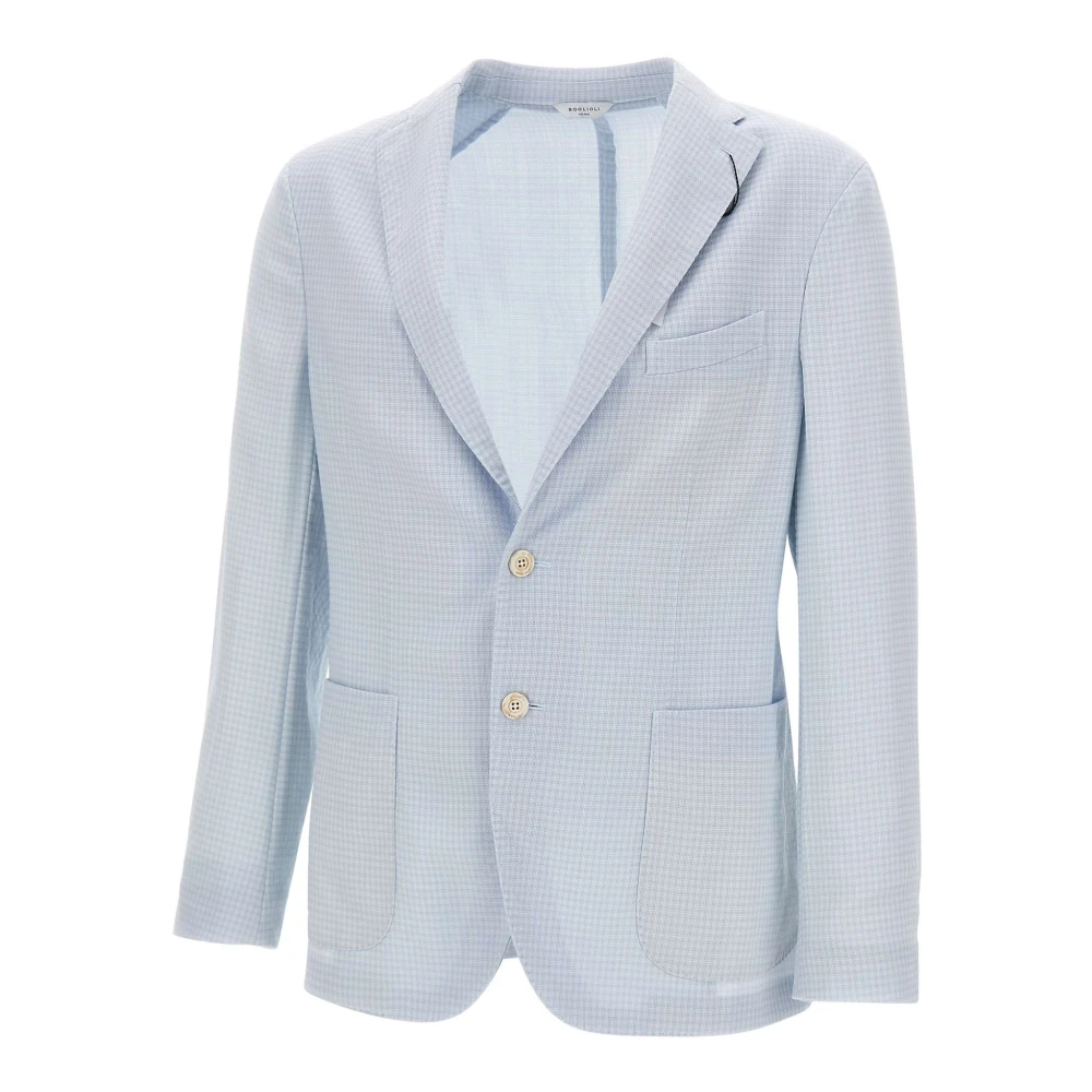 Boglioli Men's Blue Blazers, Xl, 50 K Jacket