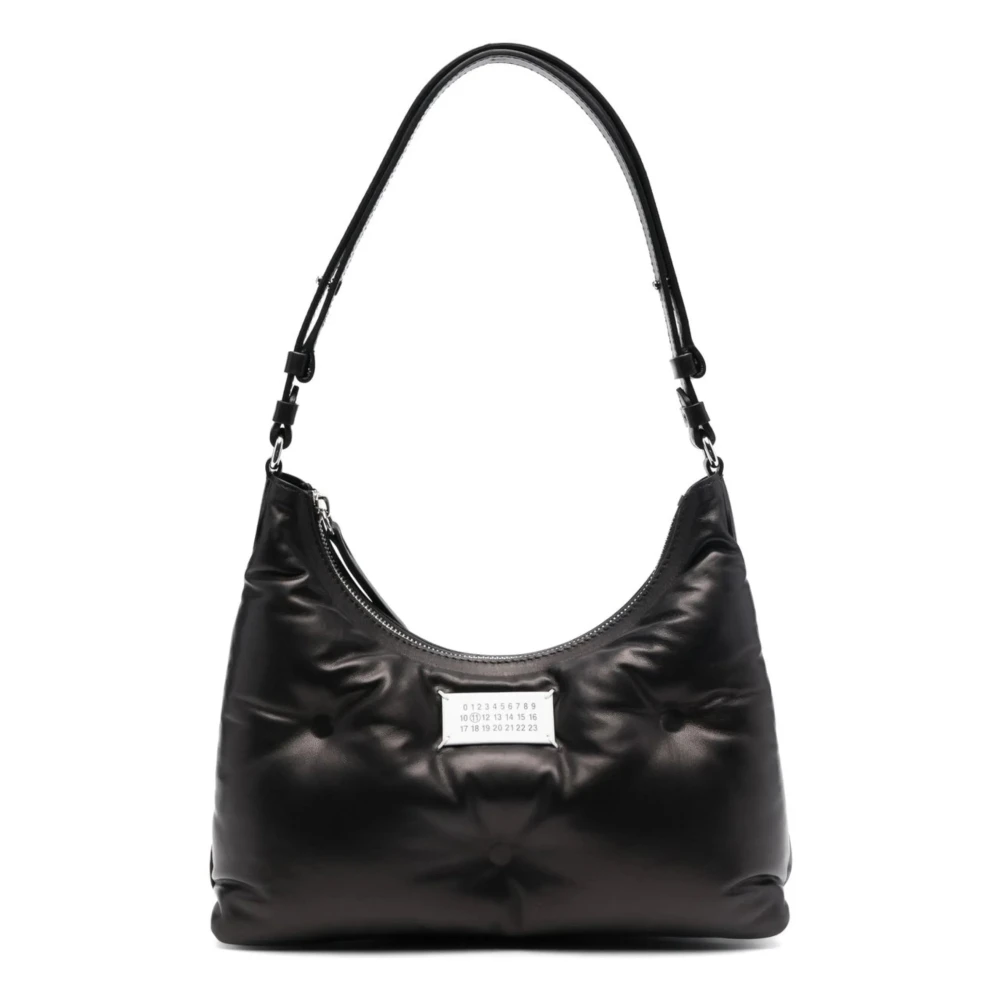 Maison Margiela Gewatteerde Zwarte Schoudertas Black Dames