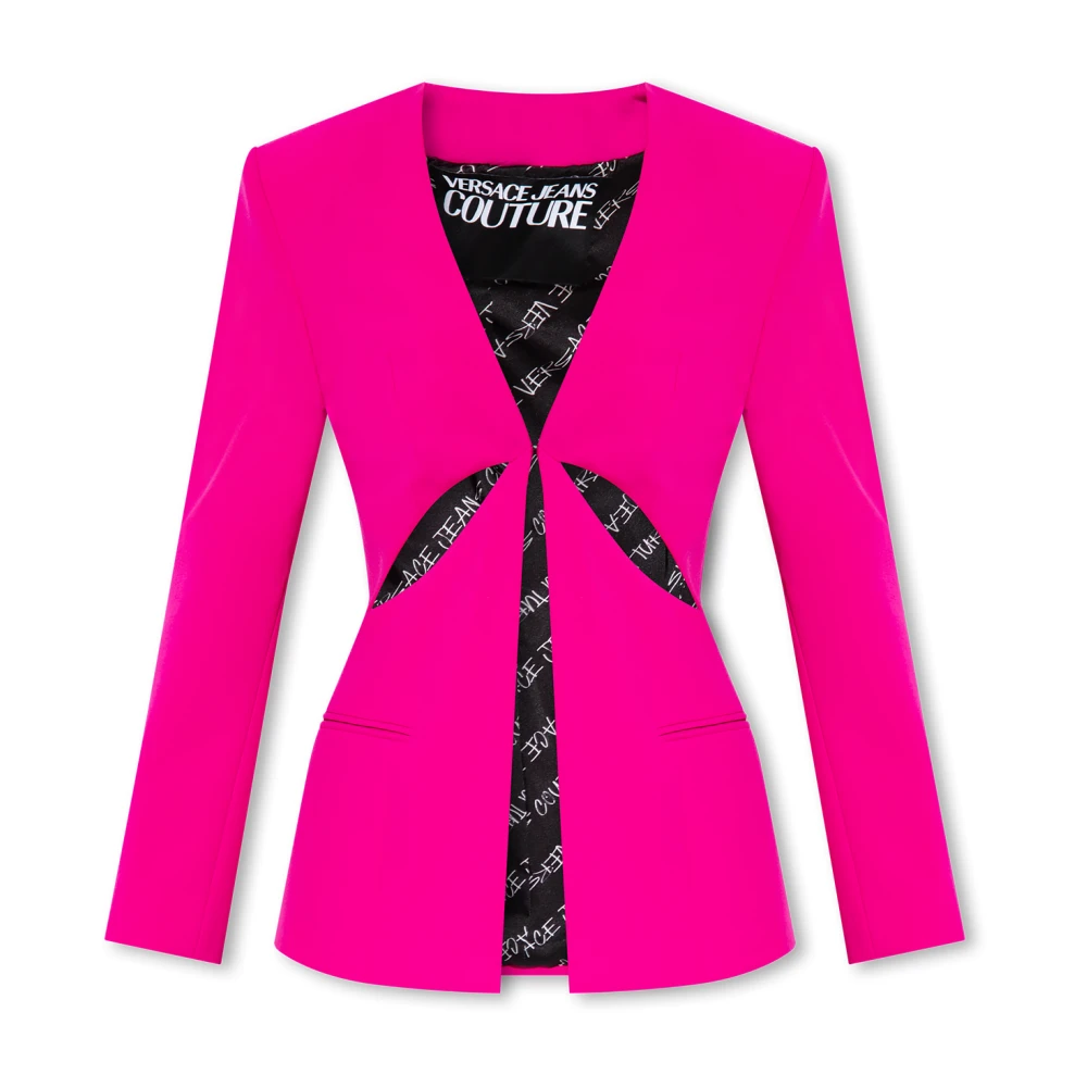 Versace Jeans Couture Blazer med utskärningar Pink, Dam