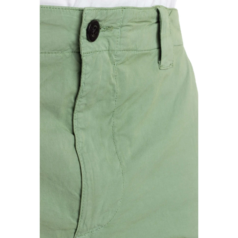 C.P. Company Groene Shorts met Rits Sluiting Green Heren