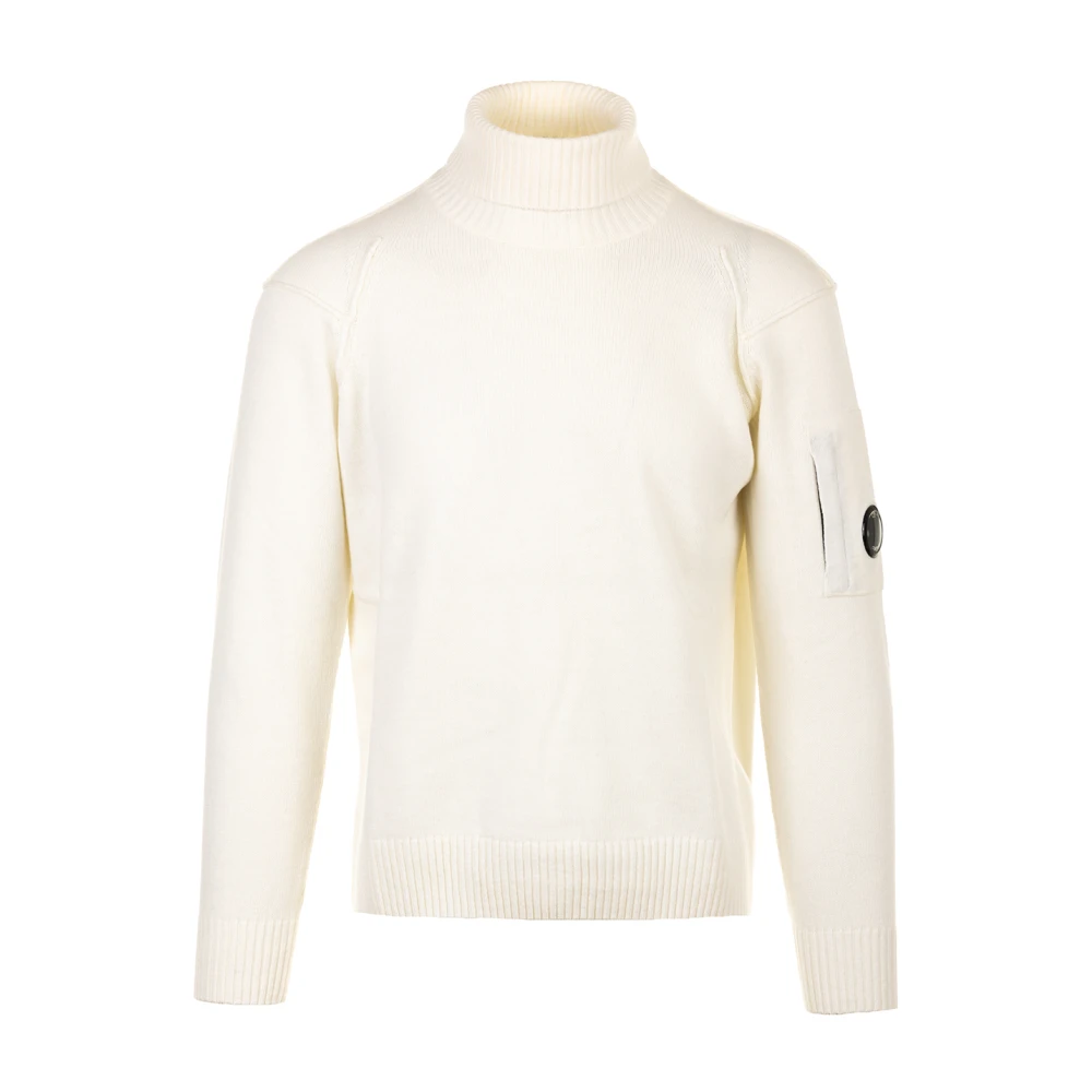 C.P. Company Lamswol Coltrui Gebreid White Heren