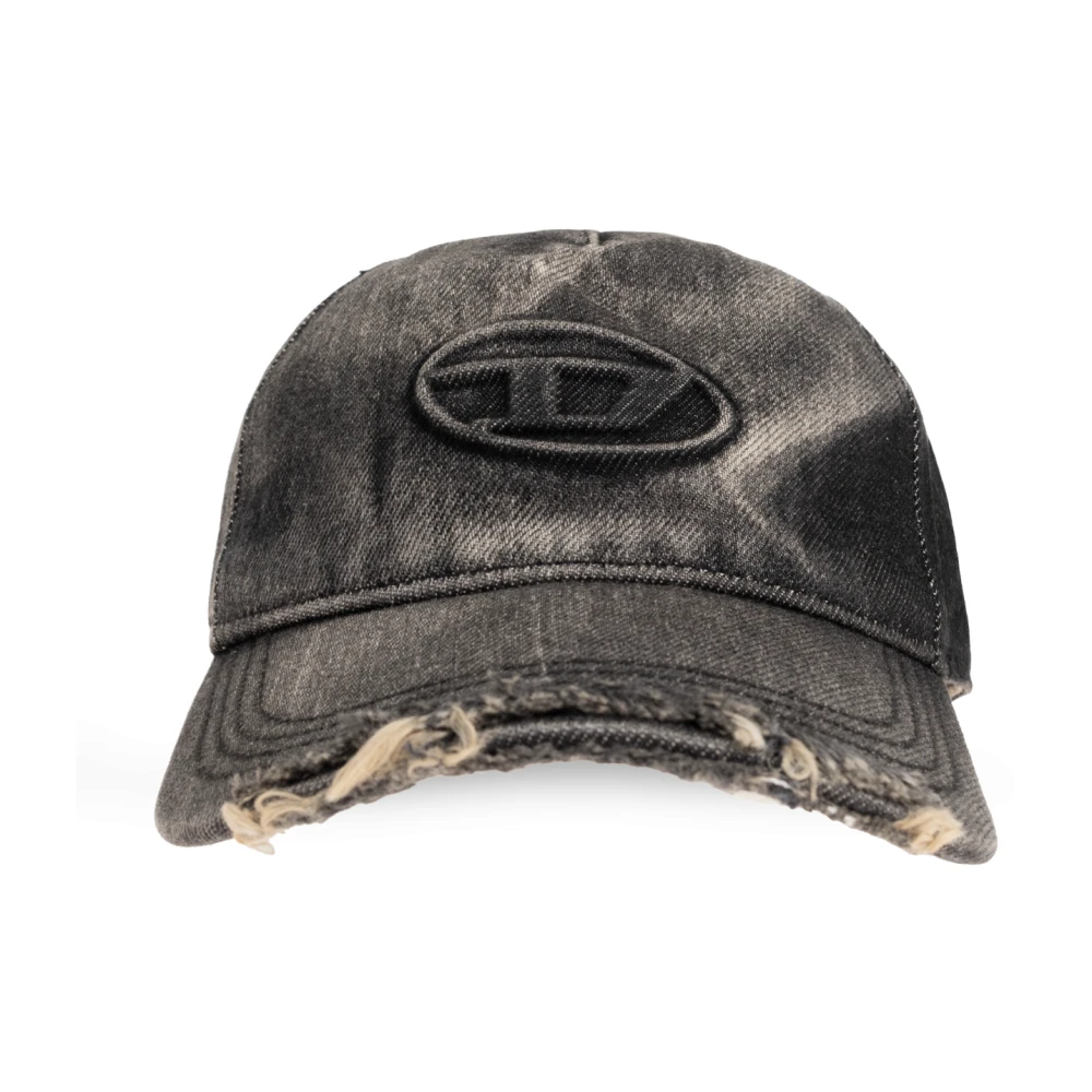 Diesel Herr Grå Accessoarer M, Bomull, C-Seymon Baseball Cap