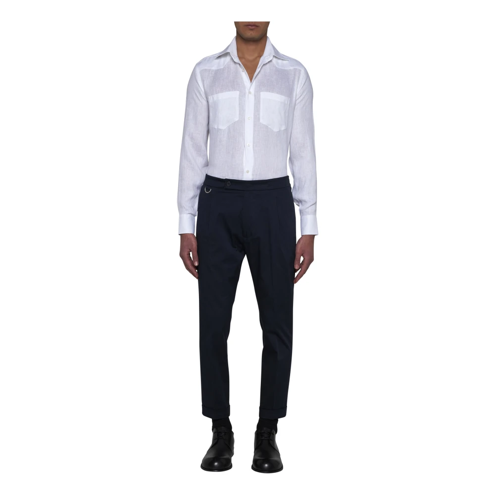 Low Brand Blauwe Broek Blue Heren