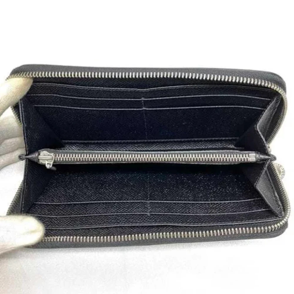 Bvlgari Vintage Pre-owned Fabric wallets Black Dames