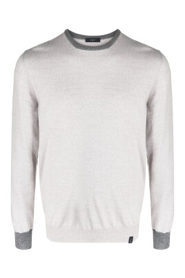 light-grey-wool-jumper-with-two-tone-design