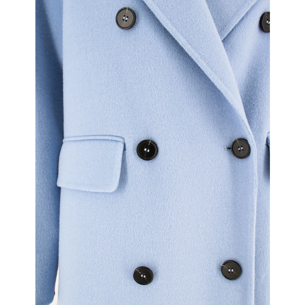 Ermanno Scervino Klassieke Double-Breasted Jas Blue Dames