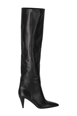 botte-noire-en-cuir-a-talon
