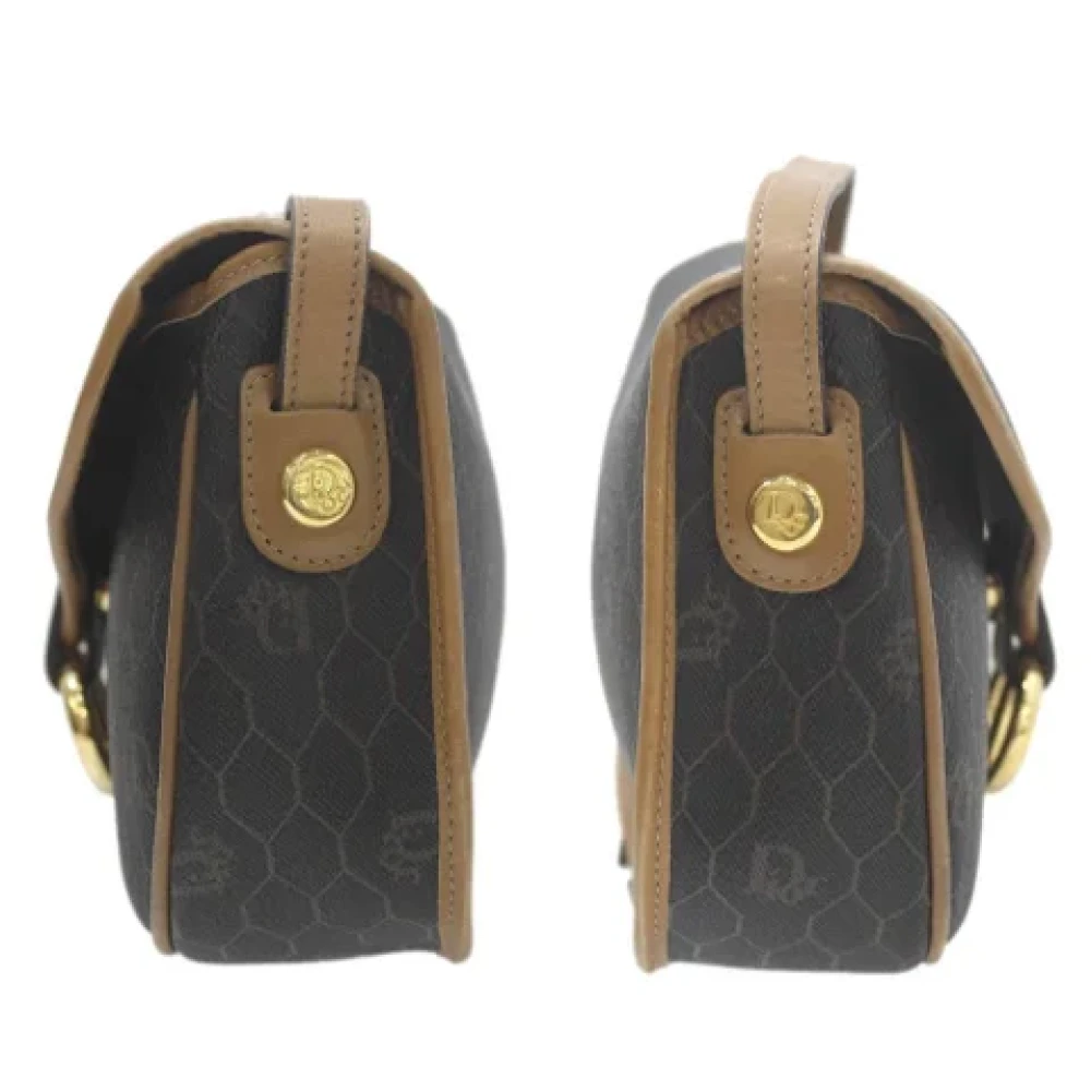 Dior Vintage Pre-owned Fabric dior-bags Brown Dames