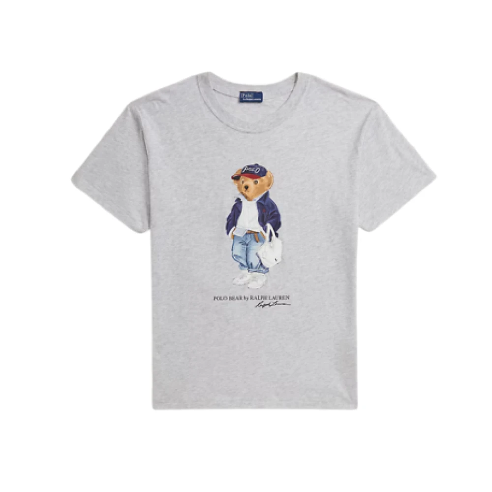 Ralph Lauren Mannelijk Grijs Polo Bear T-Shirt