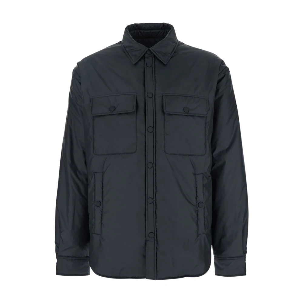 Dsquared2 Zwarte donsjas met logo Black Heren