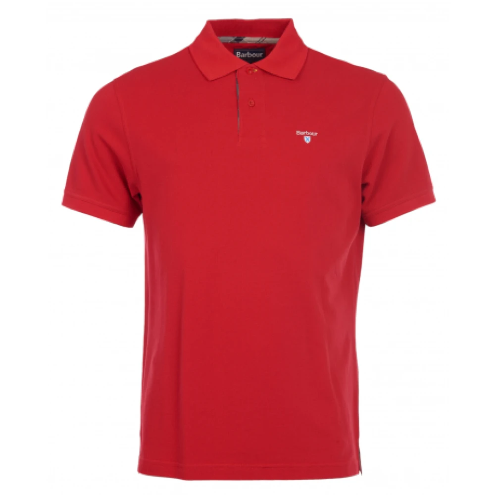 Barbour Polo Shirt Red, Herr