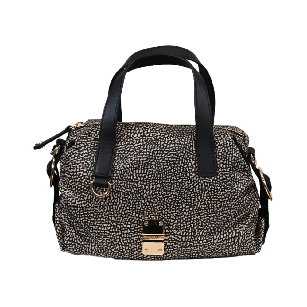 Borbonese Urban-chic Teapot handtas Black Dames