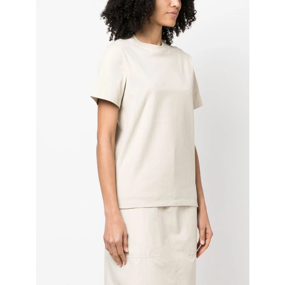 Coperni Logo Print Katoenen T-Shirt White Dames