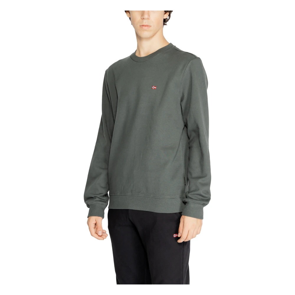 Napapijri Groene Sweatshirt met Lange Mouwen Green Heren