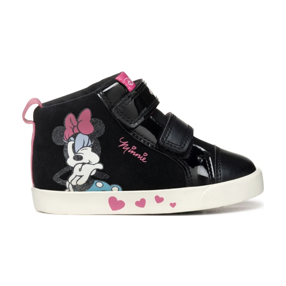 Geox Girls Black Kids Sneakers, 22 Eu, Kilwi Trainers