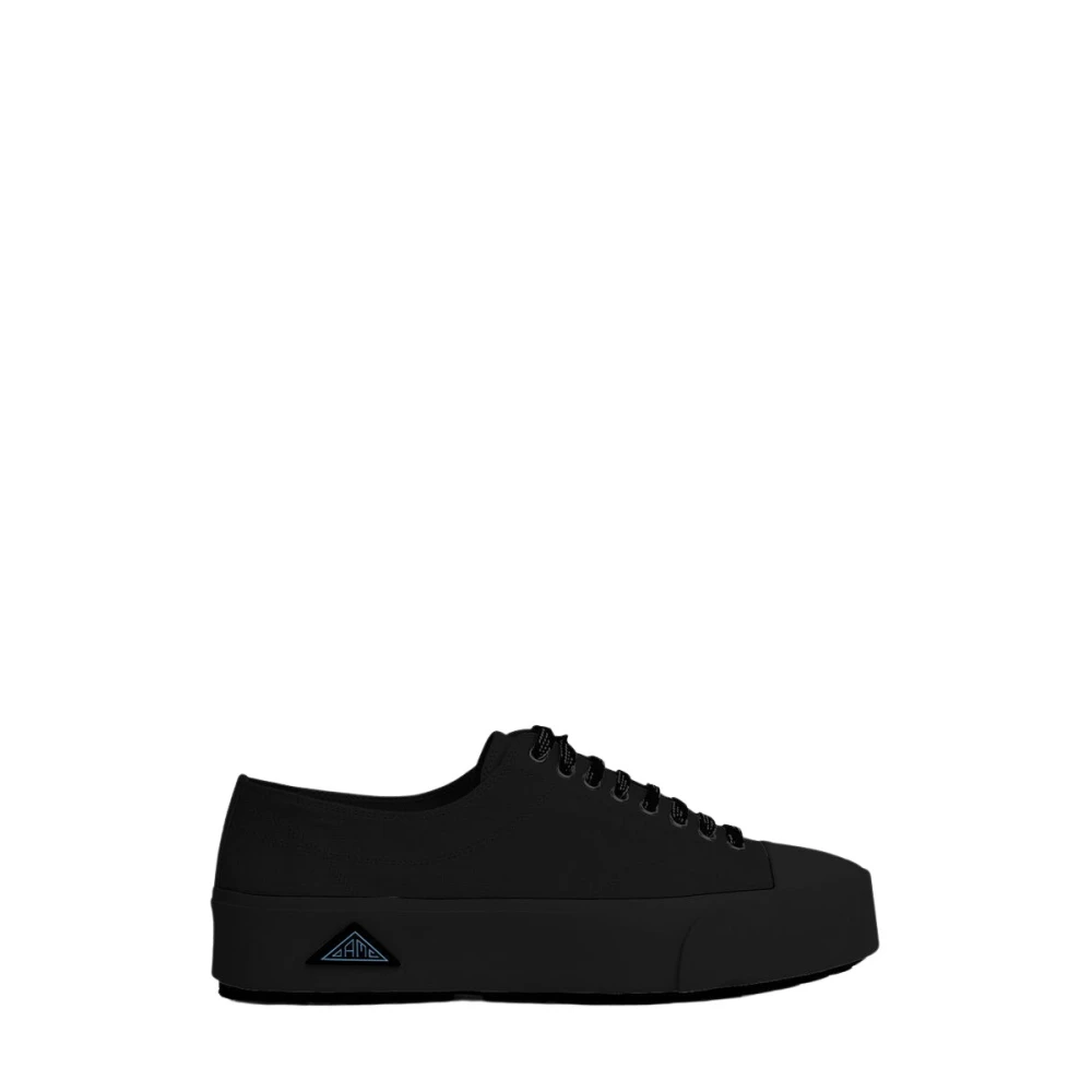 Oamc Canvas Lace Up Sneakers Heren Schoenen Zwart