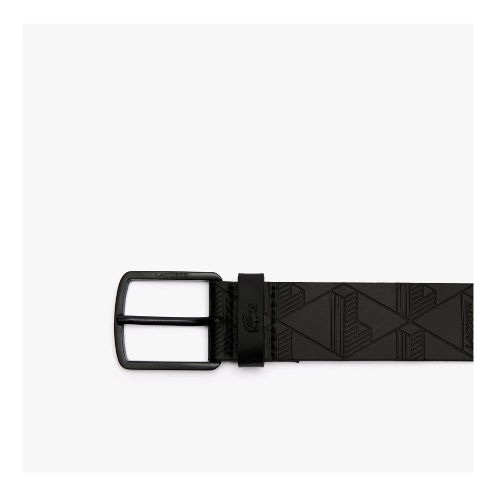 Lacoste Core Collection Heren Riem Zwart Black Heren