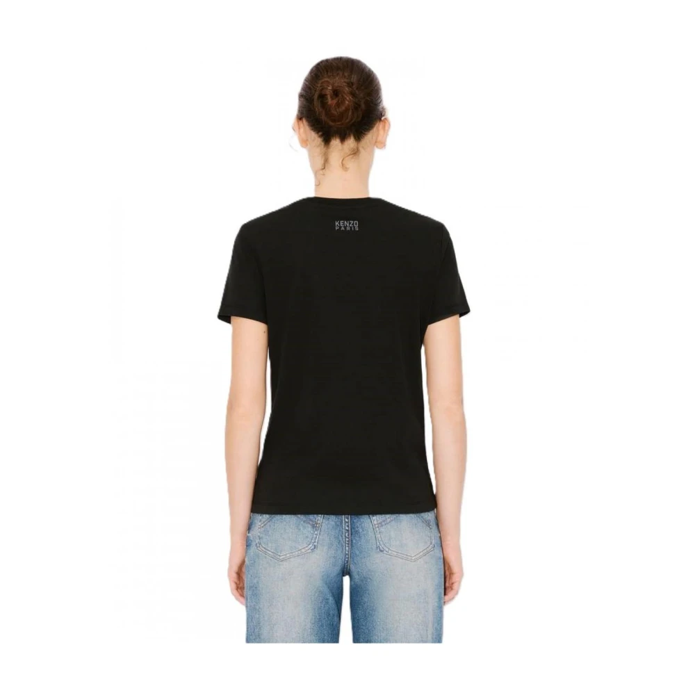 Kenzo Katoenen T-shirt Black Dames