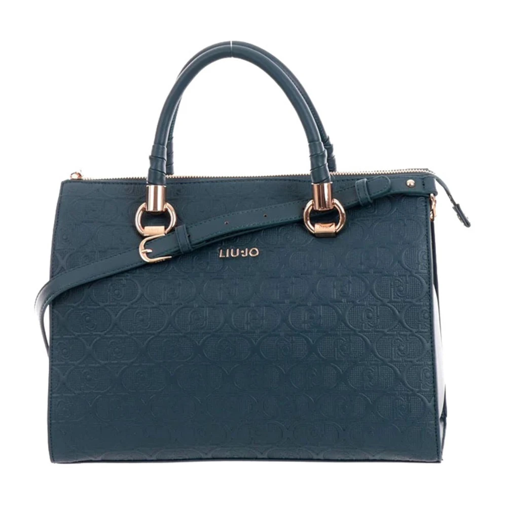 Liu Jo Logo All Over Schoudertas Green Dames