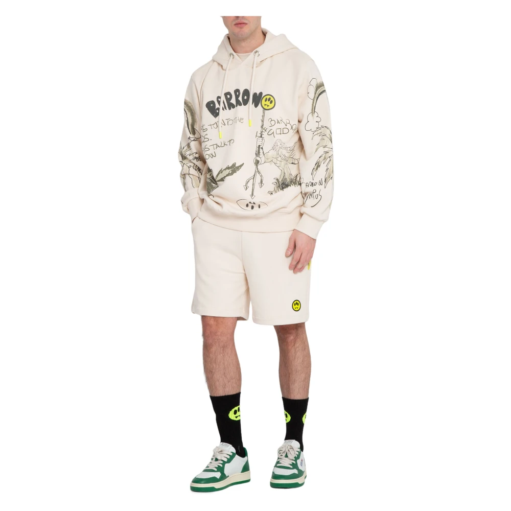 Barrow Iconic Smile Shorts Bw009 Beige Heren