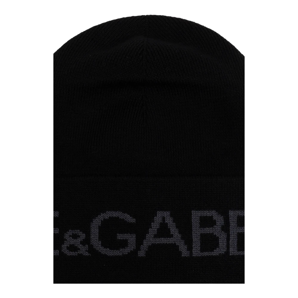Dolce & Gabbana Pet met Logo Black Heren