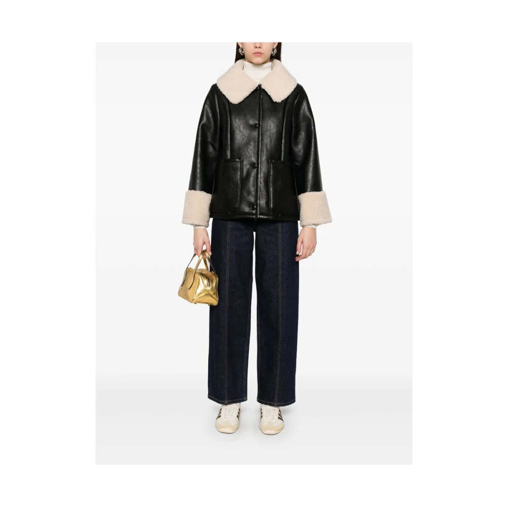 BAUM UND PFERDGARTEN Midnight Blue Jeans met knoop- en ritssluiting Blue Dames