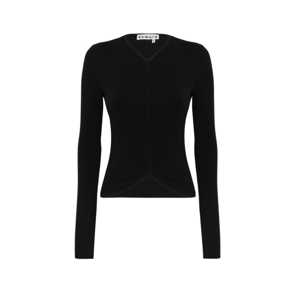 Remain Birger Christensen T-Shirts Black Dames