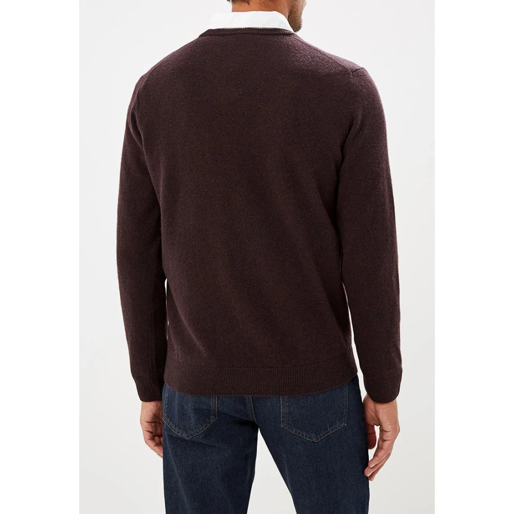 Lacoste Bruine Pullover Sweater Herfst-Winter Brown Heren