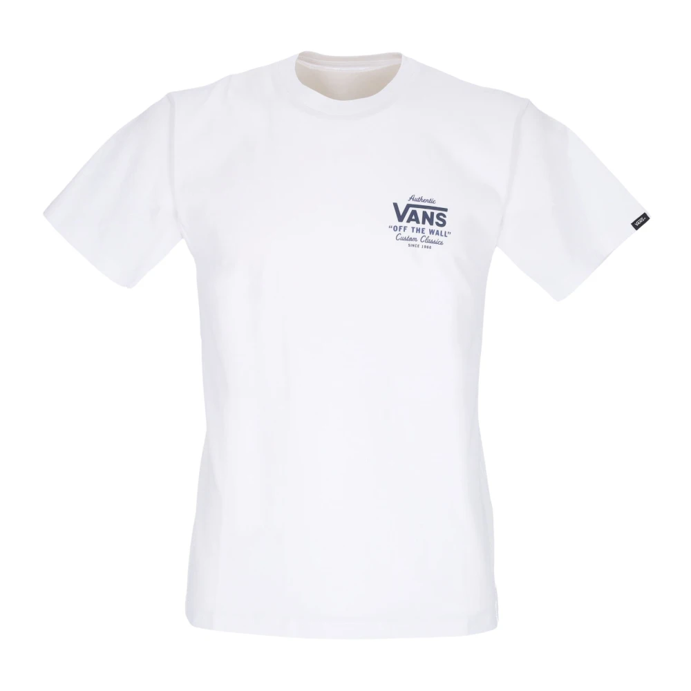 Vans Klassiek Wit Echt Blauw Heren T-shirt White Heren