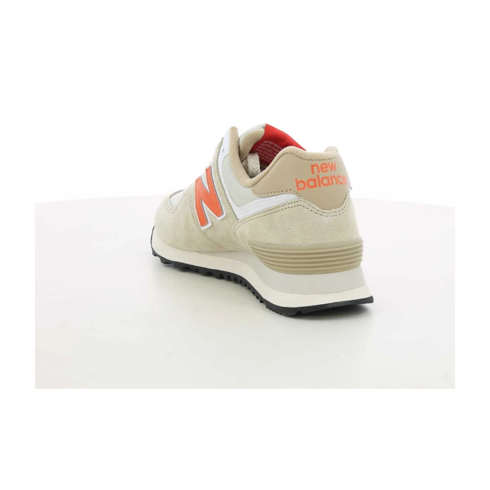 New Balance Damesschoenen Oranje U574 W Beige Dames