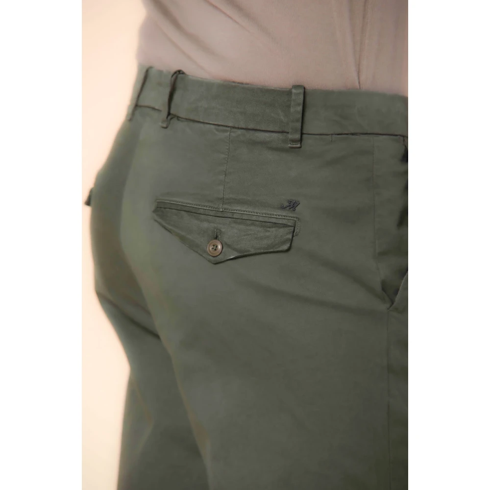 Mason's Groene Chinos 22 Relaxte Pasvorm Broek Green Heren