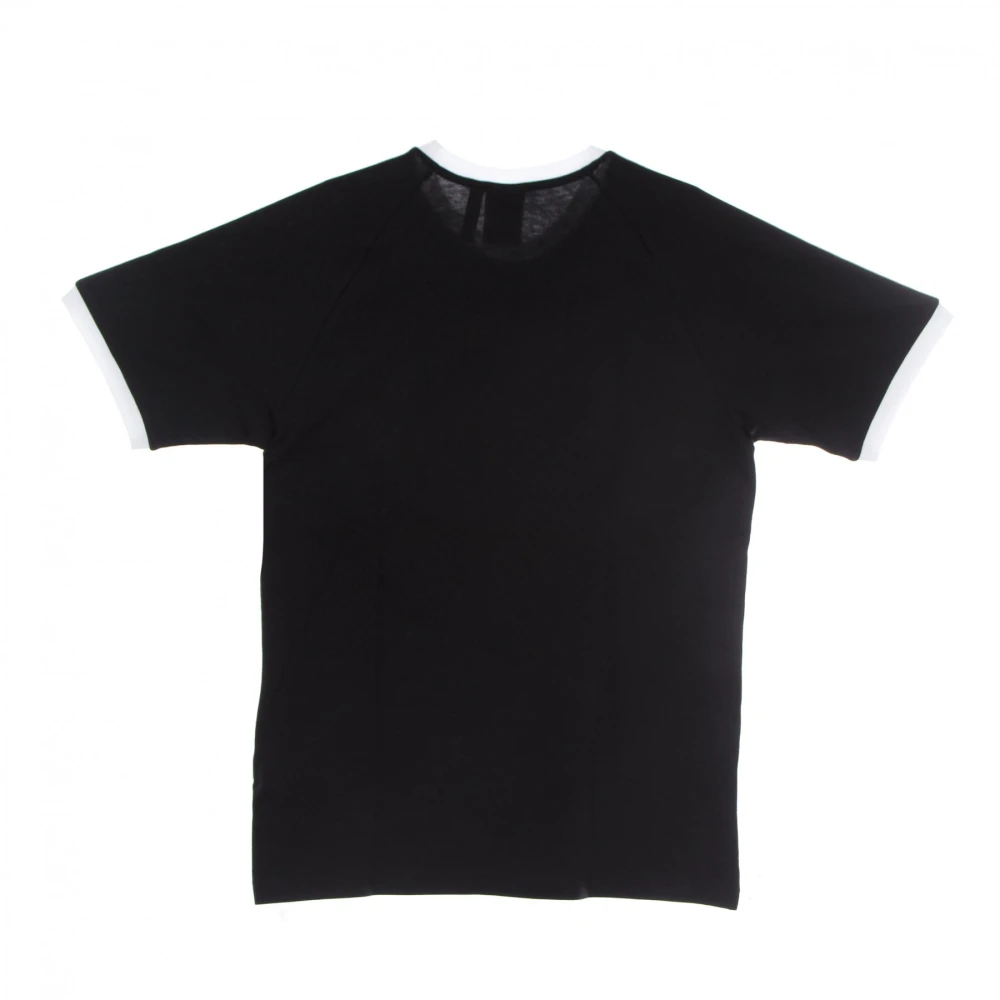 Adidas 3 Stripes Tee Zwart Streetwear Black Heren
